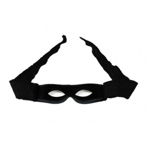 SCHWARZE BANDITENMASKE