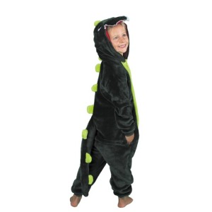 KIGURUMI DINO KOSTÜM GRÜN KIND T 7/9 JAHRE