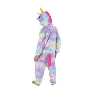 KIGURUMI EINHORN KOSTÜM MIT STERNEN KIND T 7/9 JAHRE