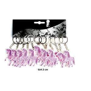 SCHLÜSSELANHÄNGER EINHORN 6CM