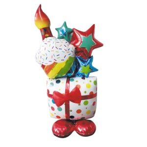 BALLON MYLAR BIRTHDAY GIFT MULTICOLOR