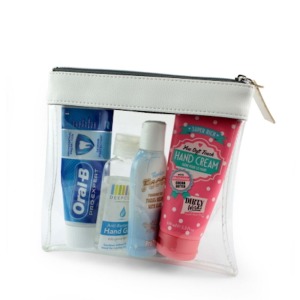 185 x 180 x 20 mm Reißverschlusstasche aus farbigem Kunstleder