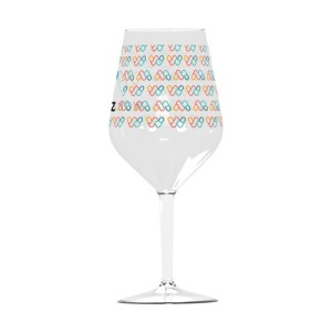 Cabernet Mehrweg-Plastikglas