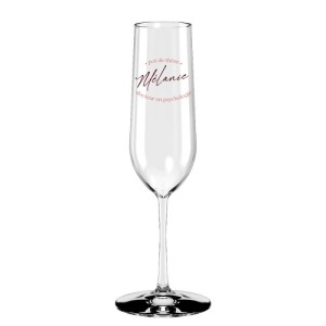Personalisierte Flöte 22cl - Vierfarbig