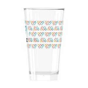 Personalisiertes Bierglas Shaker 58cl - Vierfarbig