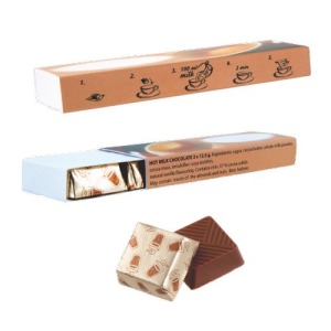 Heiße Schokolade 3 Stück in bedruckter Schachtel