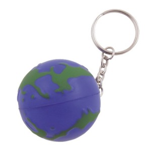Anti-Stress-Globus mit Schlüsselanhänger