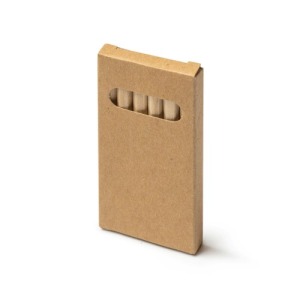 ARA 6 crayons de couleur 