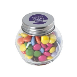 Kleine Bonbonniere mit Schokoladendragees