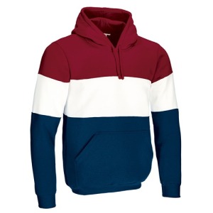 Dreifarbiges Sweatshirt