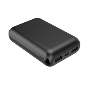 Gomu - batterie powerbank 10,000 mah 2 usb-ports + 1 usb-c, ultrakompakt, finish