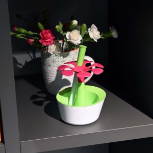 Floraler Bleistiftbecher aus Frankreich