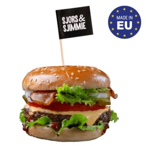 Pique burger mini flag