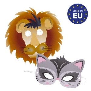 Maske aus Pappe Kind