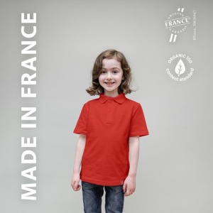 Polo-Shirt für Kinder aus Piqué-Strick