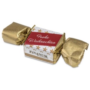 Mini-Seife - Zimt-Orange, in Goldfolie - Deluxe Gold