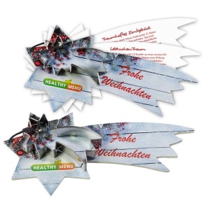 Rezeptbuch Weihnachten, Sternschnuppe, mit Backform Sternschnuppe