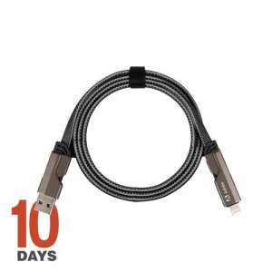 4-in-1-Universalkabel, RPET, 60W