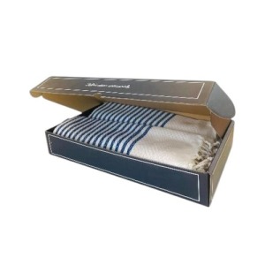 Box plage 2 foutas 200x100cm recycelte Baumwolle