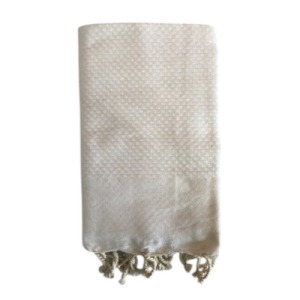 Fouta Nid d'Abeille Unie