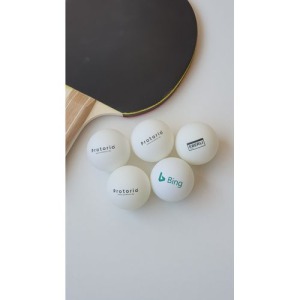Bedruckter Tischtennisball