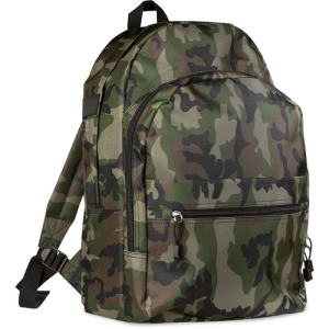 Sac à dos randonnée camouflage en polyester 600D