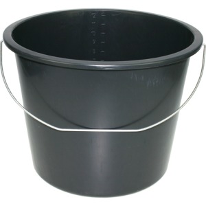 Seau 12 litres noir conditionnellement appropriés