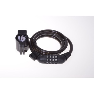 Spiralkabelschloss 4 anneaux 120/10