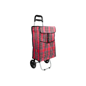 Chariot de courses 92 x 34 x 27 cm chèque