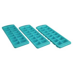 Lot bac glaçons x3 polypropylène 16 assorti, 2-fois