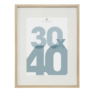 cadre photo naturel manu 30x40 dis, beige