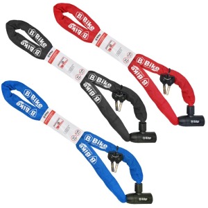 Antivol de chaîne de vélo 5 x 1200 mm avec gaine t
