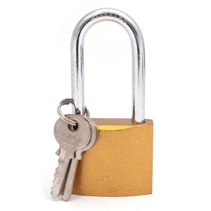 Cadenas en fonte 30 mm, mousqueton long