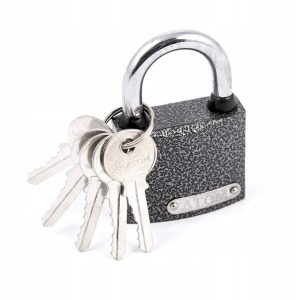 Cadenas en fonte épaisseur 40mm atome 5 touches jo