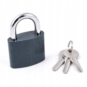 Cadenas en fer verni blos 60mm clés