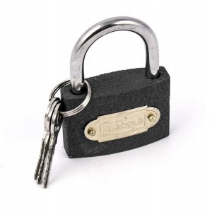 Cadenas en fonte trempée 60mm avec cadenas