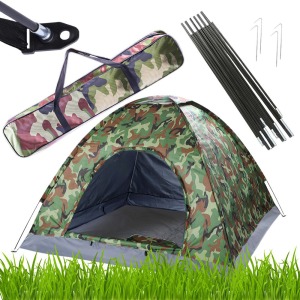 Tente de camping Camo XXL pour 2-3 personnes