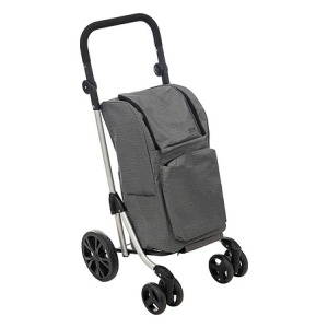 chariot 4roues, gris