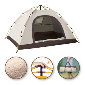 Tente de camping pliante pour 2-3 personnes, 200x1