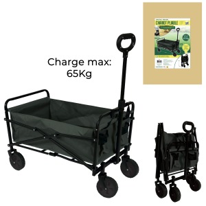 chariot pliable 72x46x92cm max 65kg