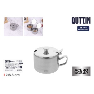 Sucrier en acier Quttin 7x5,5cm