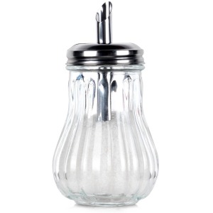 Sucrier en verre avec doseur 190ml