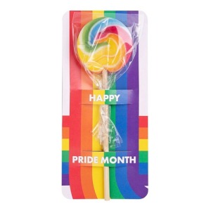 PUBLICITÉ SUCETTE ARC-EN-CIEL 18g AVEC CARTE