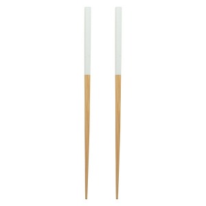 2 Bambus-Essstäbchen