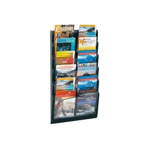 Black'Line SCHWARZ Säule 12 Fächer A.5