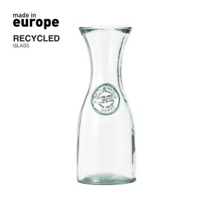 Karaffe aus recyceltem Glas