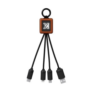 3 in 1 Kabel Holzausführung