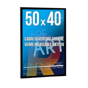 DECO-Rahmen 40x50 cm Farbe SCHWARZ