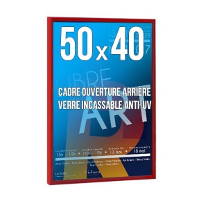 DECO-Rahmen 40x50 cm Farbe ROT