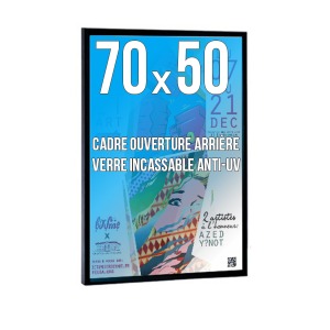 DECO-Rahmen 50x70 cm Farbe SCHWARZ